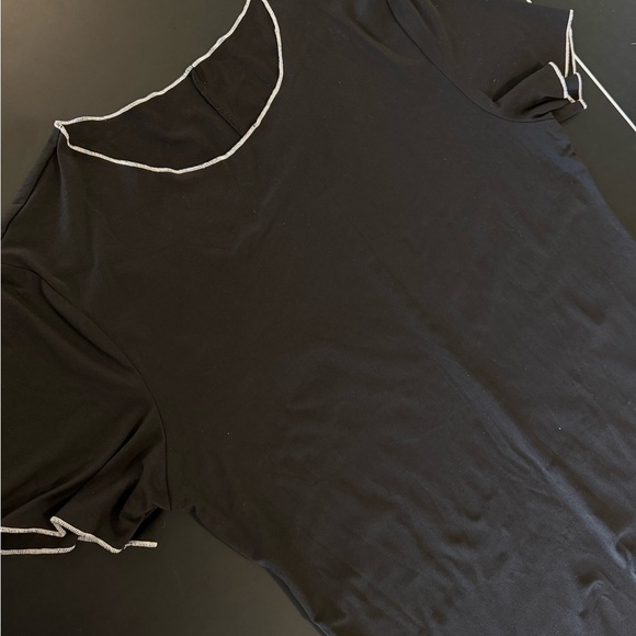 SHEIN Curve Black Bodycon Dress Women’s Plus Size 1XL – Short Sleeve Casual - Picture 9 of 11